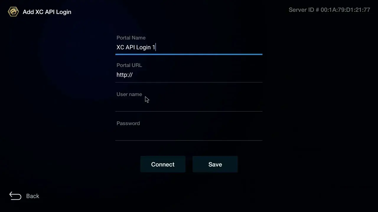 BuzzTV XC API Login