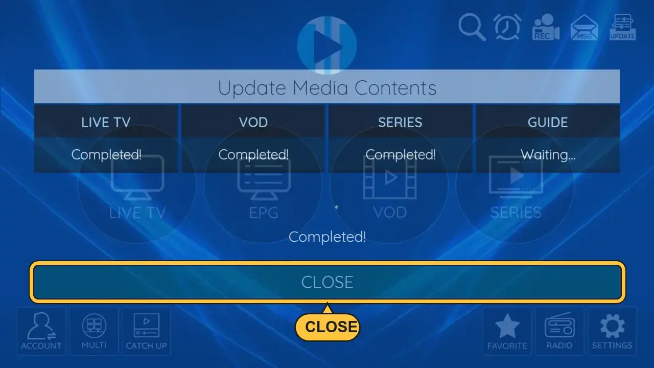 XCIPTV chargé
