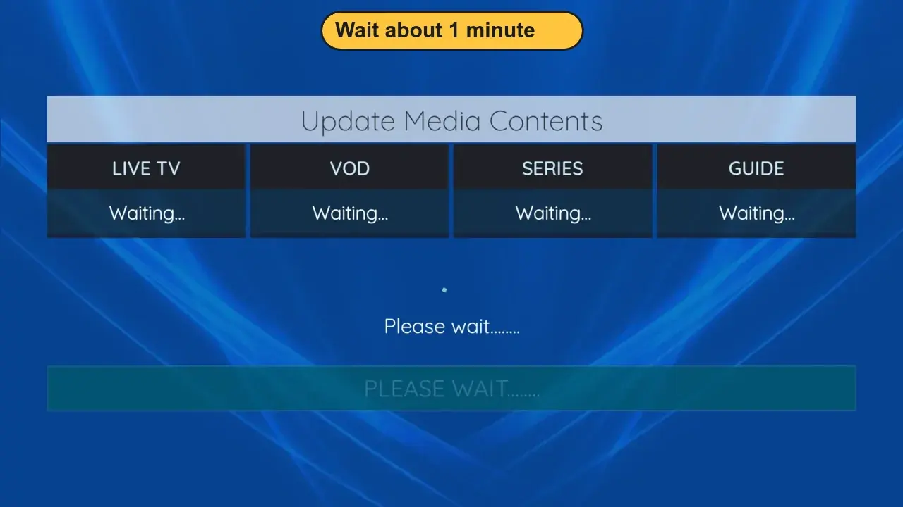 Chargement XCIPTV